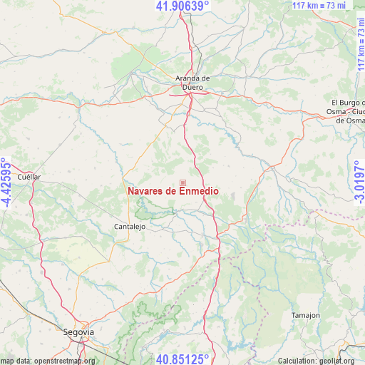 Navares de Enmedio on map