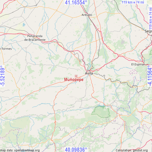 Muñopepe on map