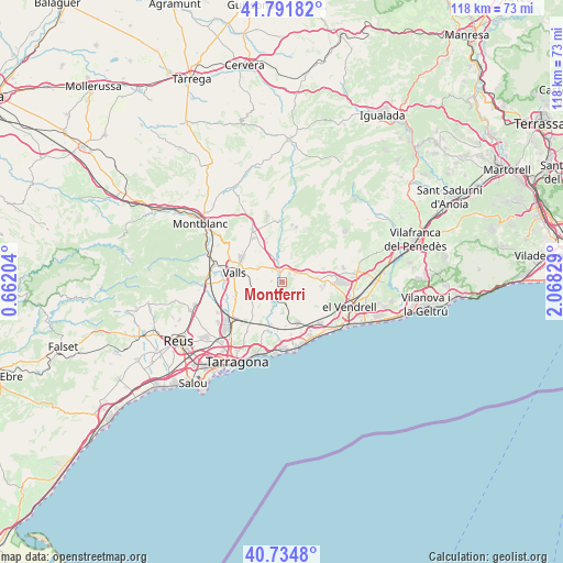 Montferri on map