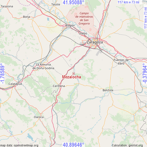 Mezalocha on map