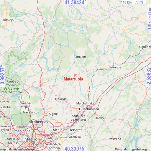 Matarrubia on map