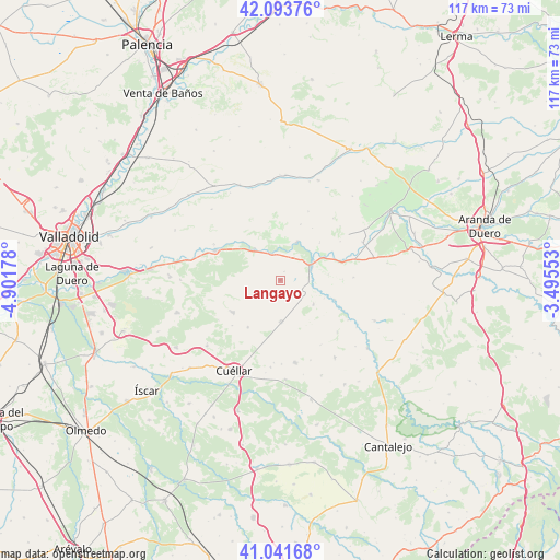 Langayo on map