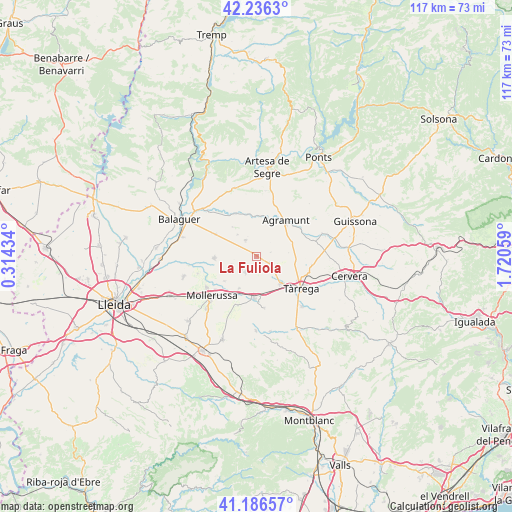 La Fuliola on map