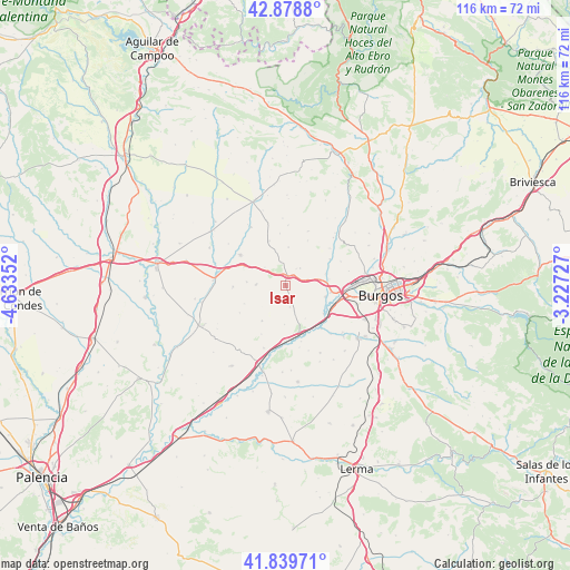 Isar on map