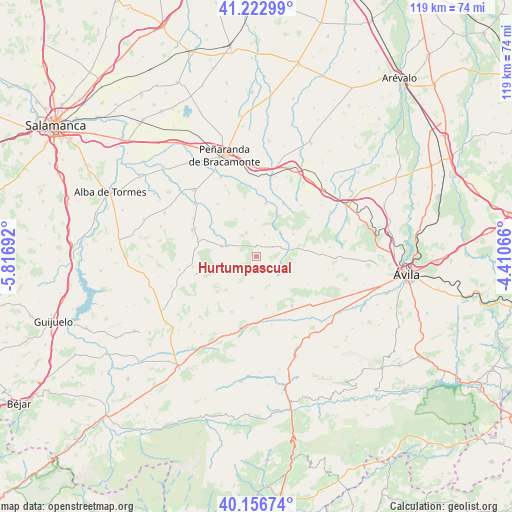 Hurtumpascual on map