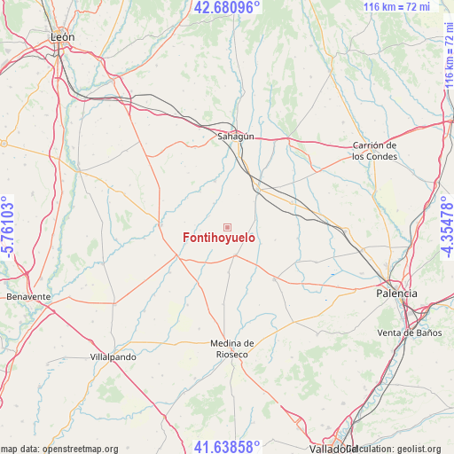 Fontihoyuelo on map