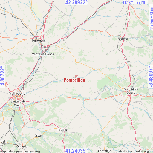 Fombellida on map