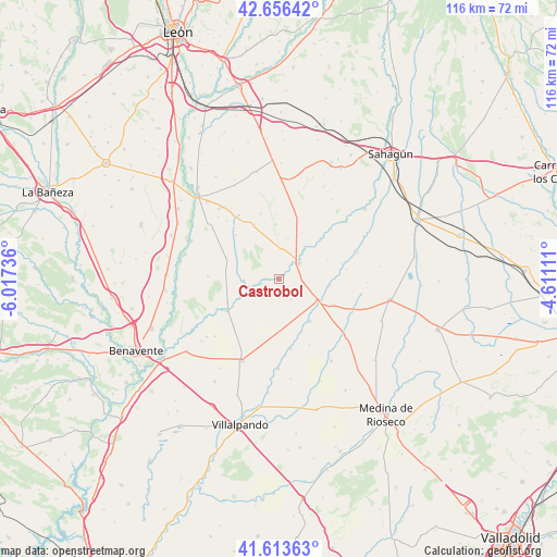 Castrobol on map
