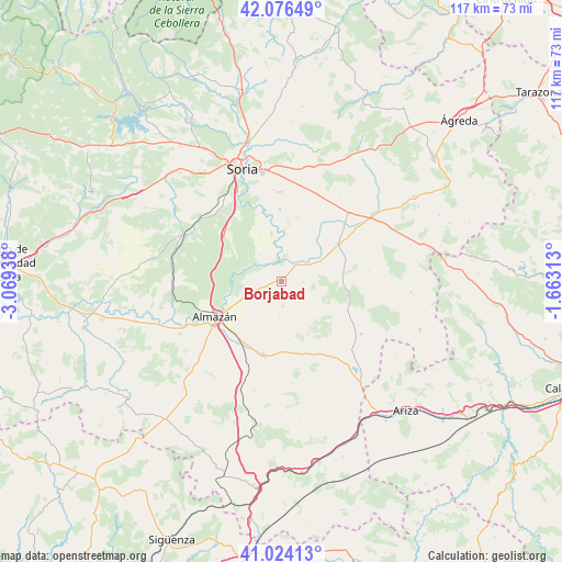 Borjabad on map