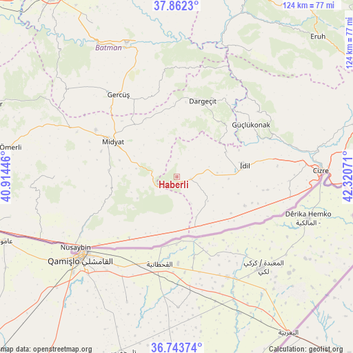 Haberli on map