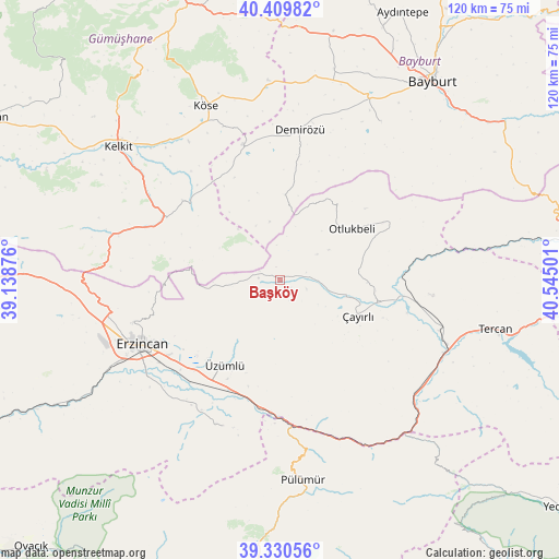 Başköy on map