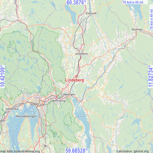 Lindeberg on map