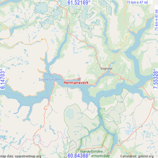 Hermansverk on map
