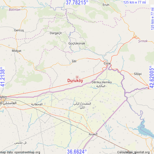 Duruköy on map