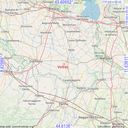 Voltido on map