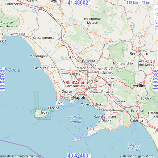 Sant'Arpino on map