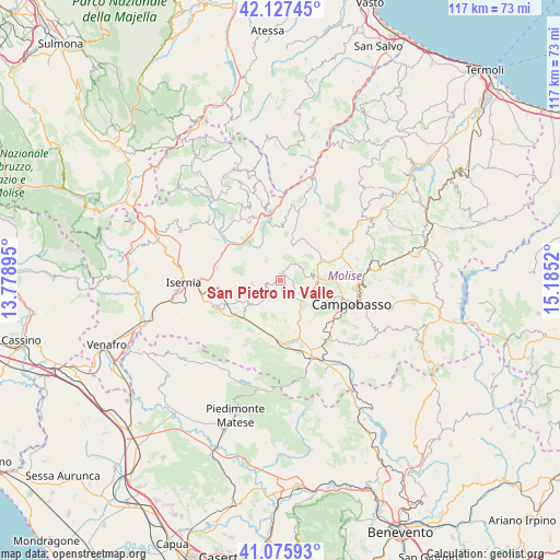 San Pietro in Valle on map