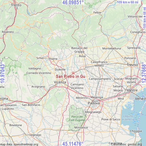 San Pietro in Gu on map