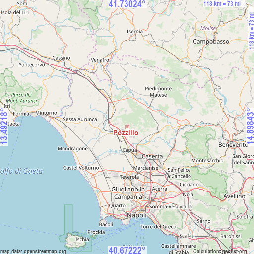 Pozzillo on map