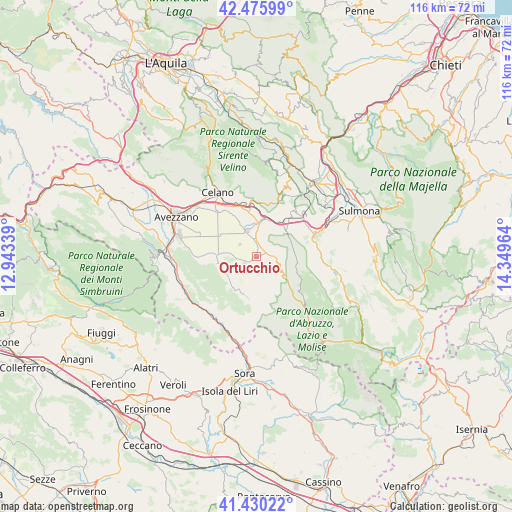 Ortucchio on map