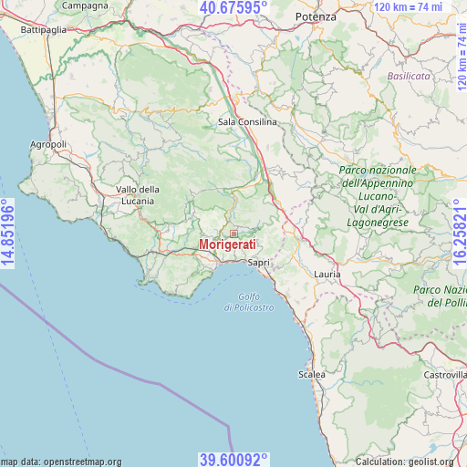 Morigerati on map