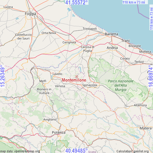 Montemilone on map