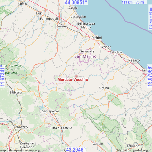 Mercato Vecchio on map