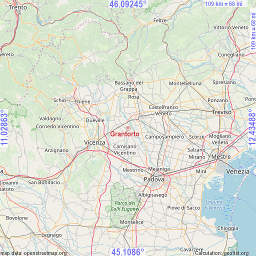 Grantorto on map