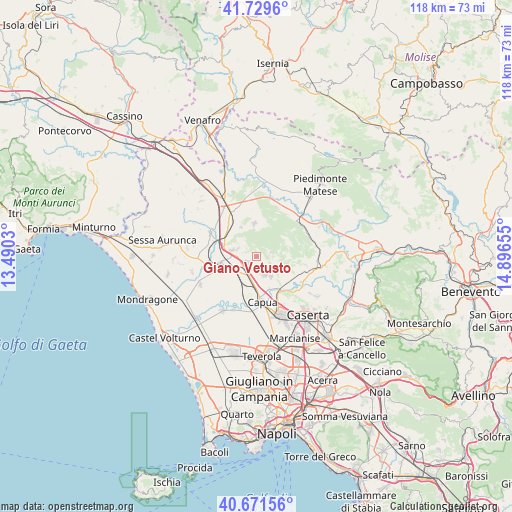 Giano Vetusto on map