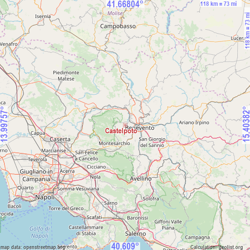 Castelpoto on map