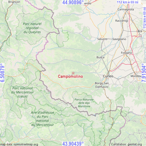 Campomolino on map