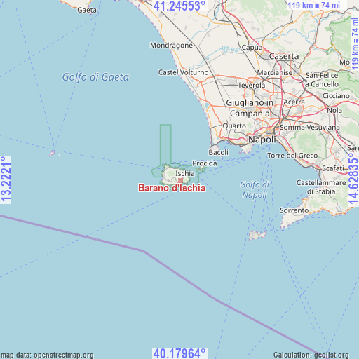 Barano d'Ischia on map