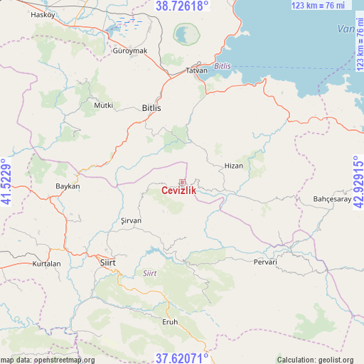 Cevizlik on map