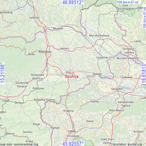 Spuhlja on map