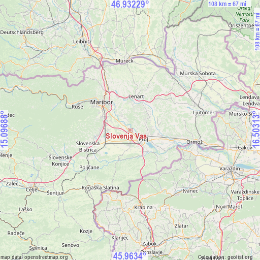 Slovenja Vas on map