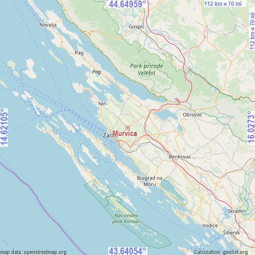 Murvica on map