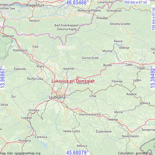 Lukovica pri Domžalah on map