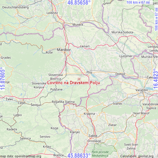 Lovrenc na Dravskem Polju on map