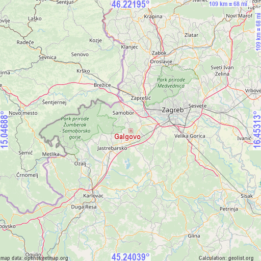 Galgovo on map