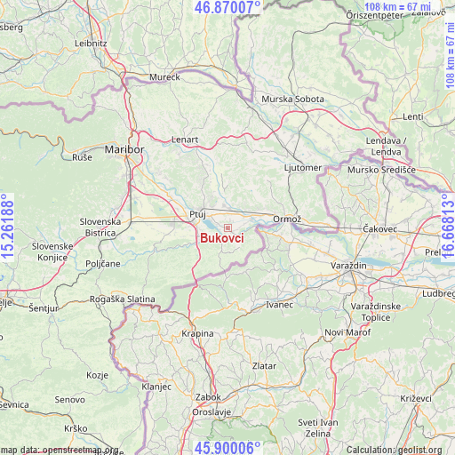 Bukovci on map