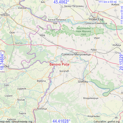 Banovo Polje on map