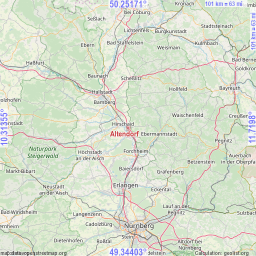 Altendorf on map