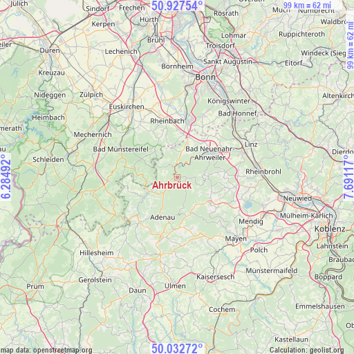 Ahrbrück on map