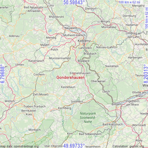 Gondershausen on map