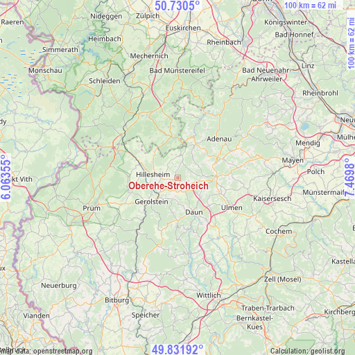 Oberehe-Stroheich on map