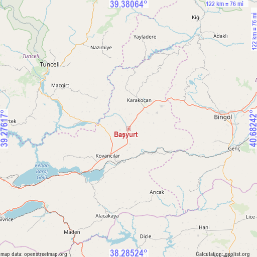 Başyurt on map