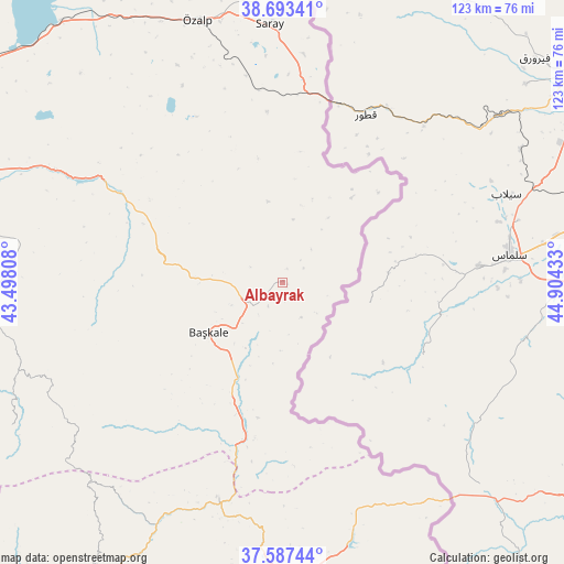 Albayrak on map