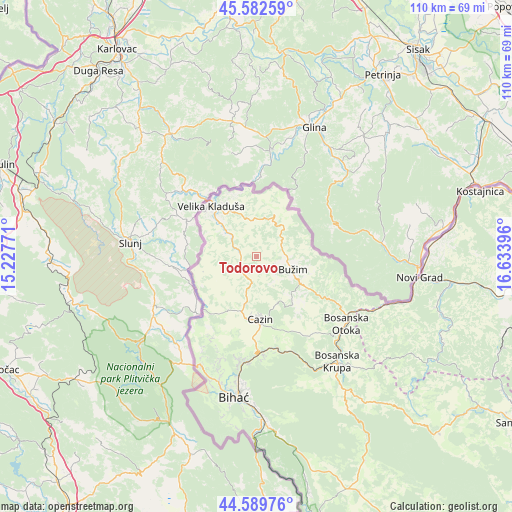 Todorovo on map