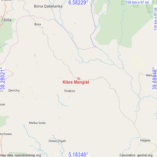 Kibre Mengist on map