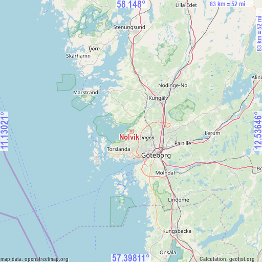 Nolvik on map